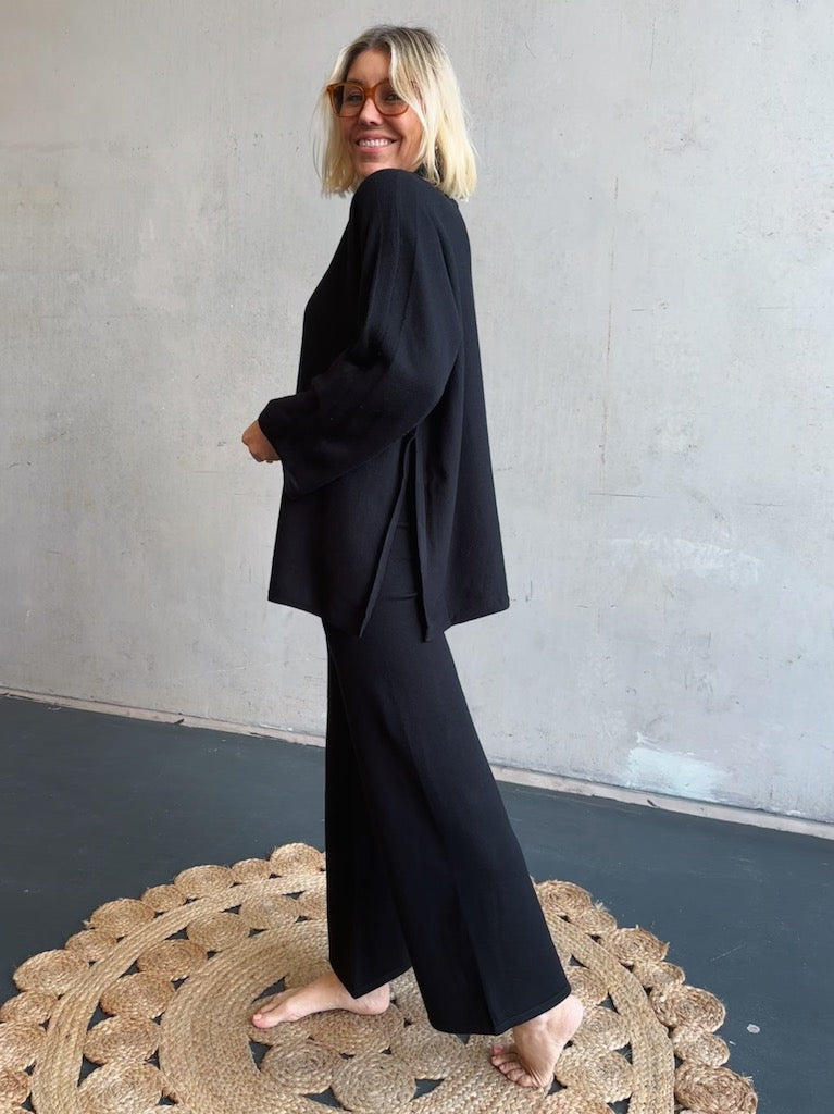 Luxe Loungewear Set - Black