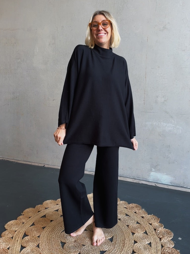 Luxe Loungewear Set - Black