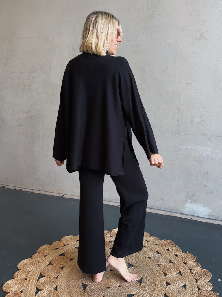Luxe Loungewear Set - Black