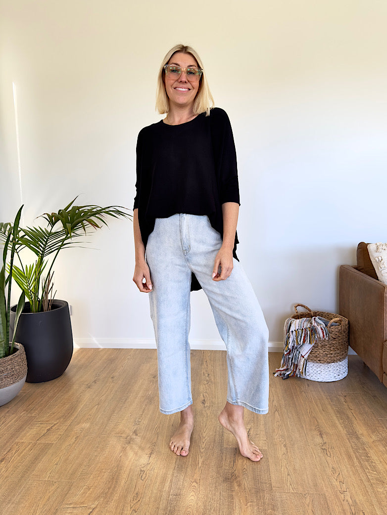 Essential Knit Top - Black