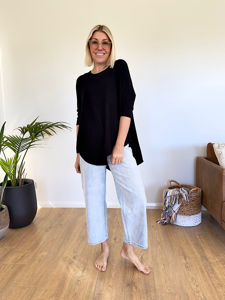 Essential Knit Top - Black
