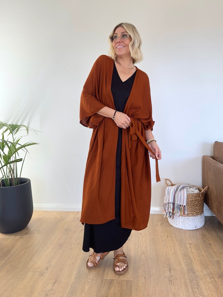 Sahara Kimono - Copper