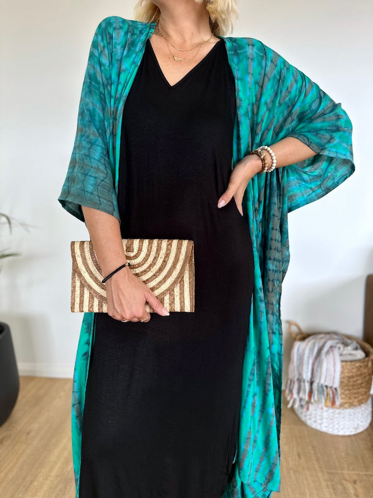 Amalfi Kimono - Turquoise