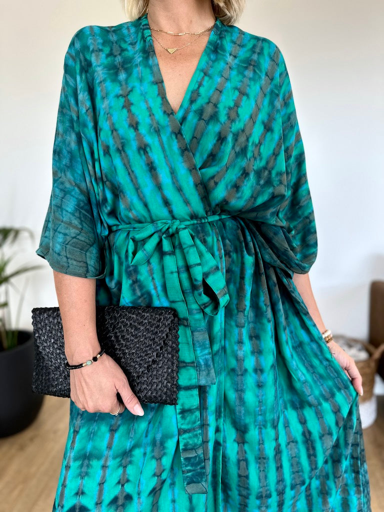 Amalfi Kimono - Turquoise