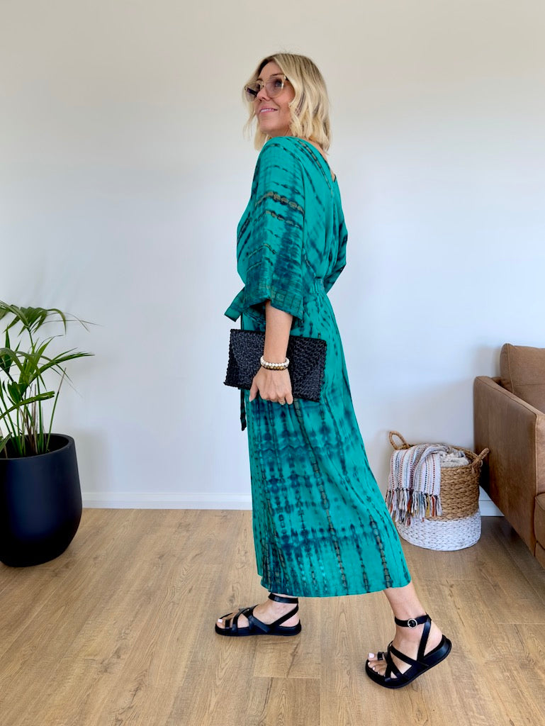 Amalfi Kaftan - Turquoise