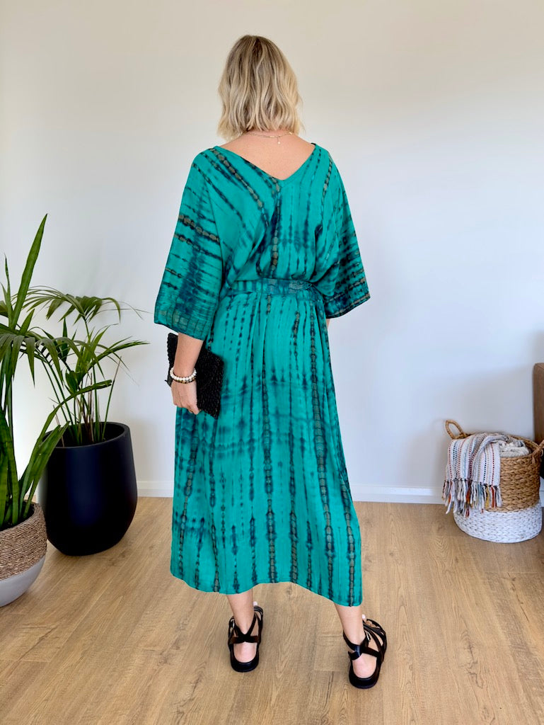 Amalfi Kaftan - Turquoise