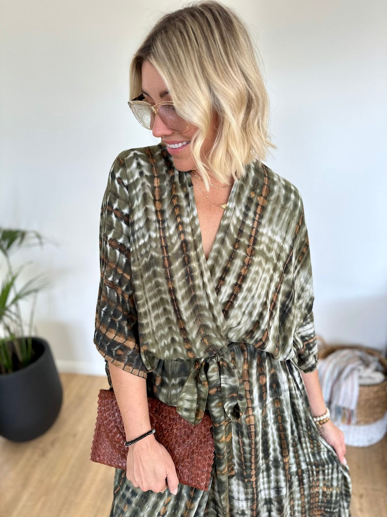 Juniper Kimono - Olive