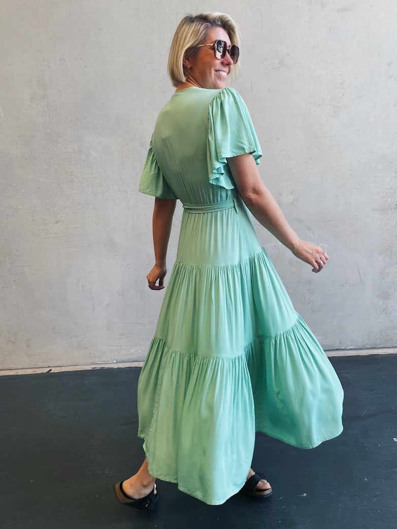 Florence Dress - Mint