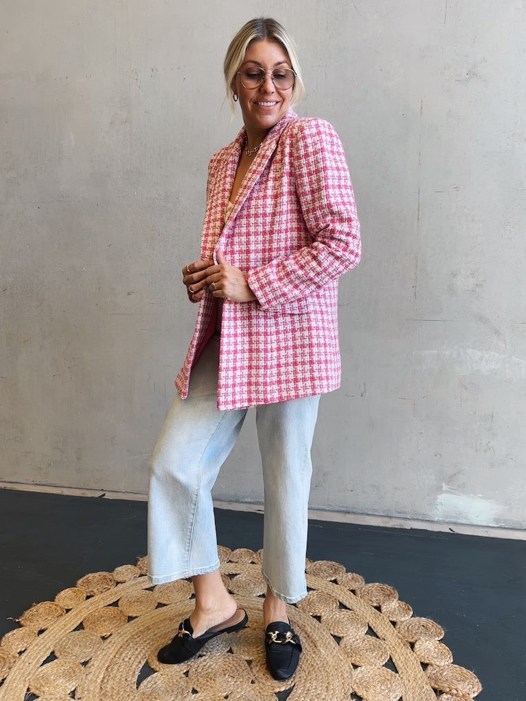 Amara Blazer - Pink