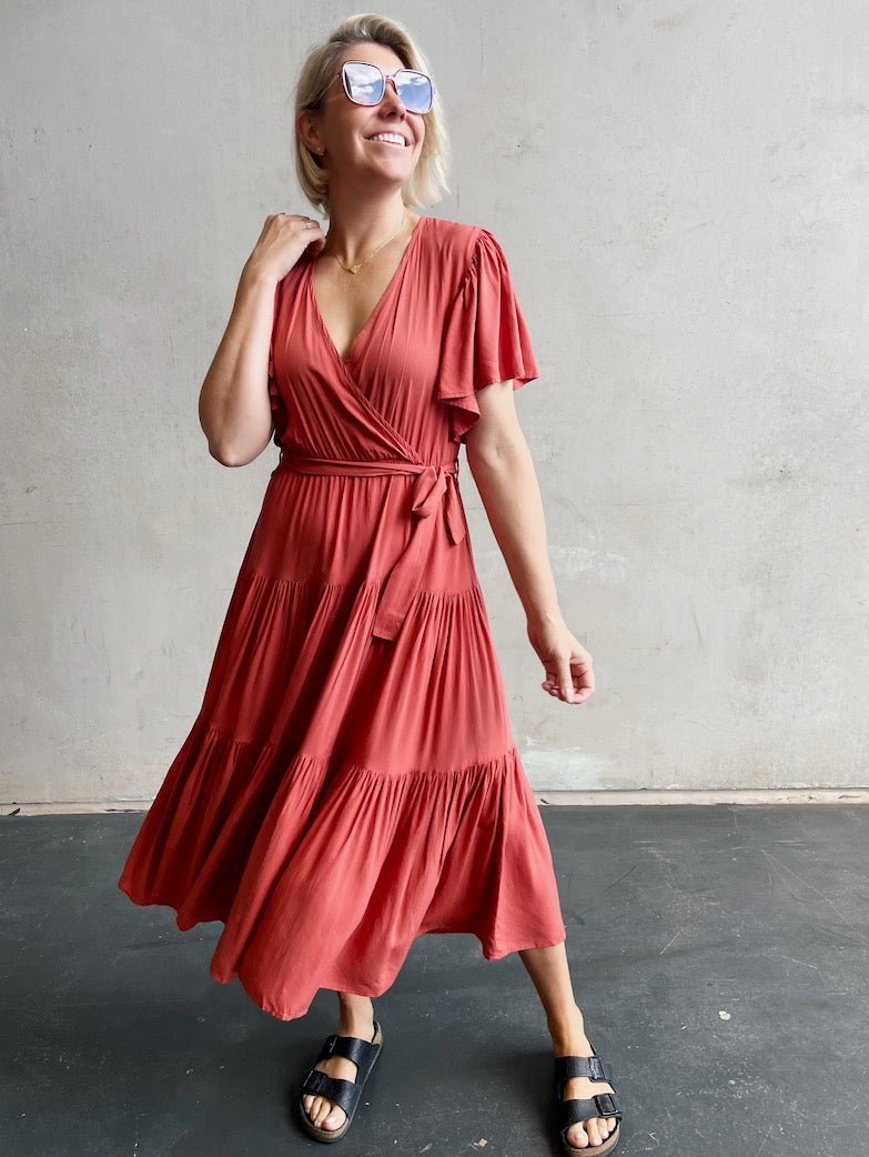 Florence Dress - Terracotta