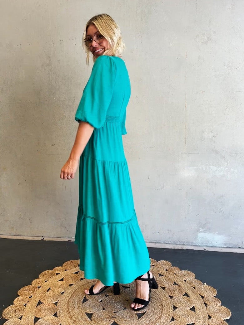 Melita Dress - Jade