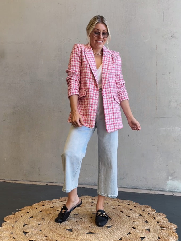 Amara Blazer - Pink
