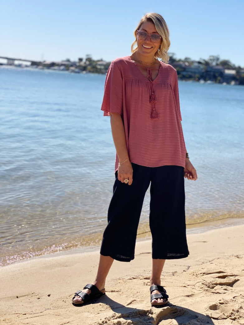 Keya Top - Wild Rose
