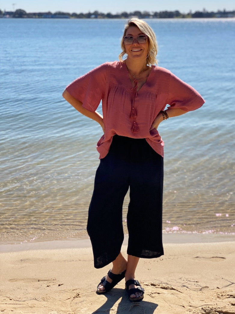 Keya Top - Wild Rose