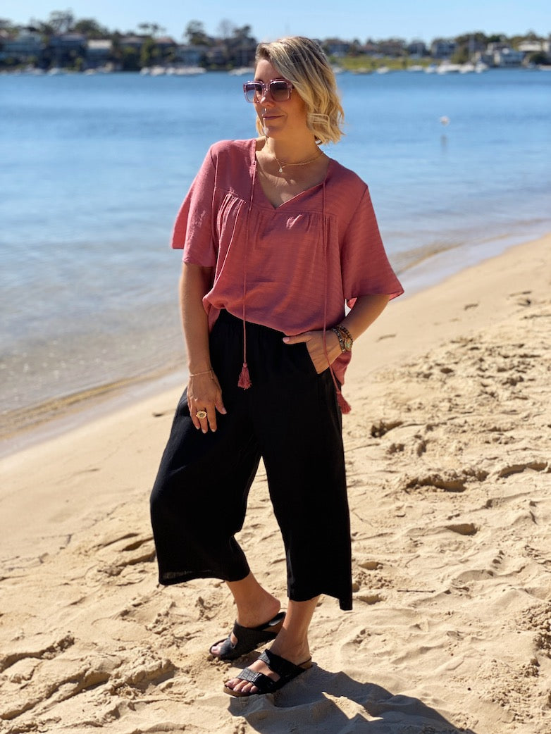 Keya Top - Wild Rose