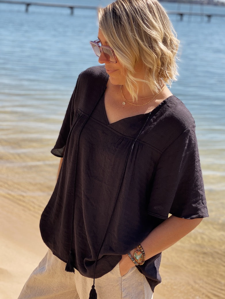 Keya Top - Black