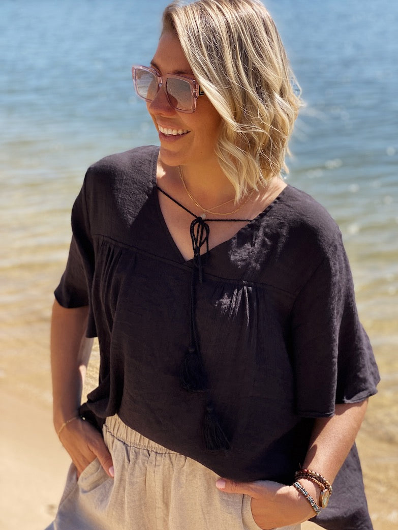 Keya Top - Black