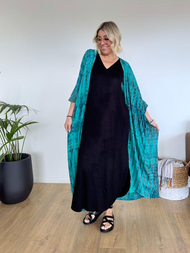 Amalfi Kimono - Turquoise