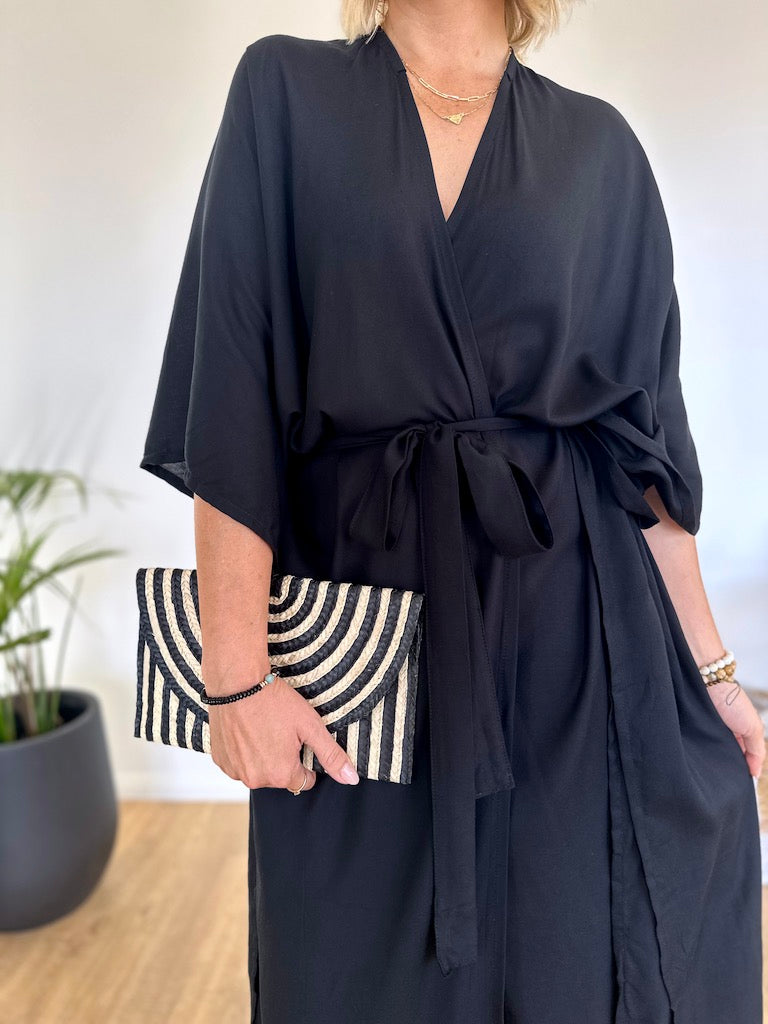 Onyx Kimono - Black