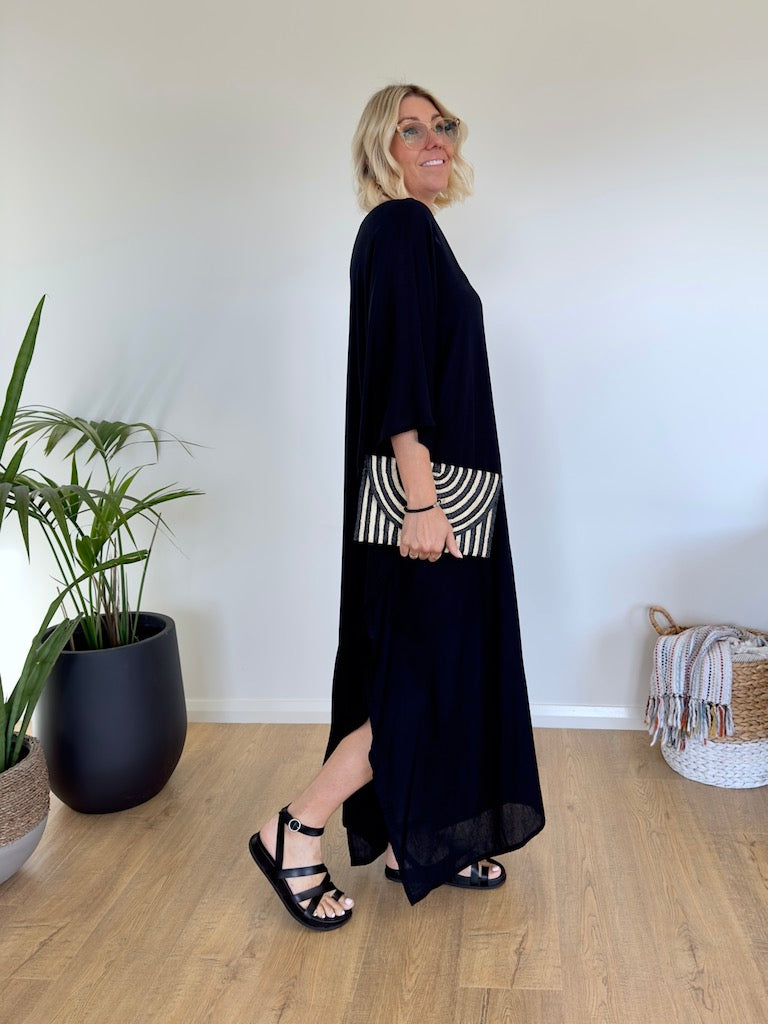 Onyx Kaftan - Black