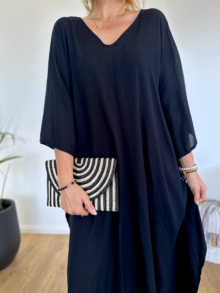 Onyx Kaftan - Black