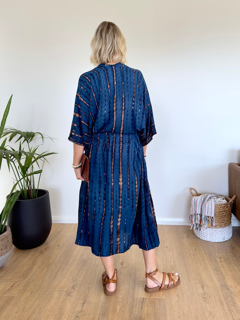 Aegean Kimono - Blue