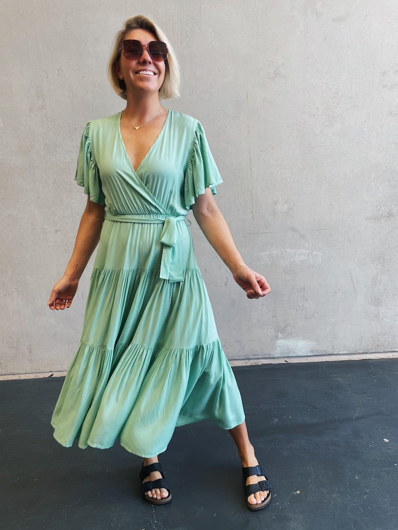 Florence Dress - Mint