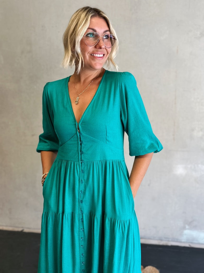 Melita Dress - Jade