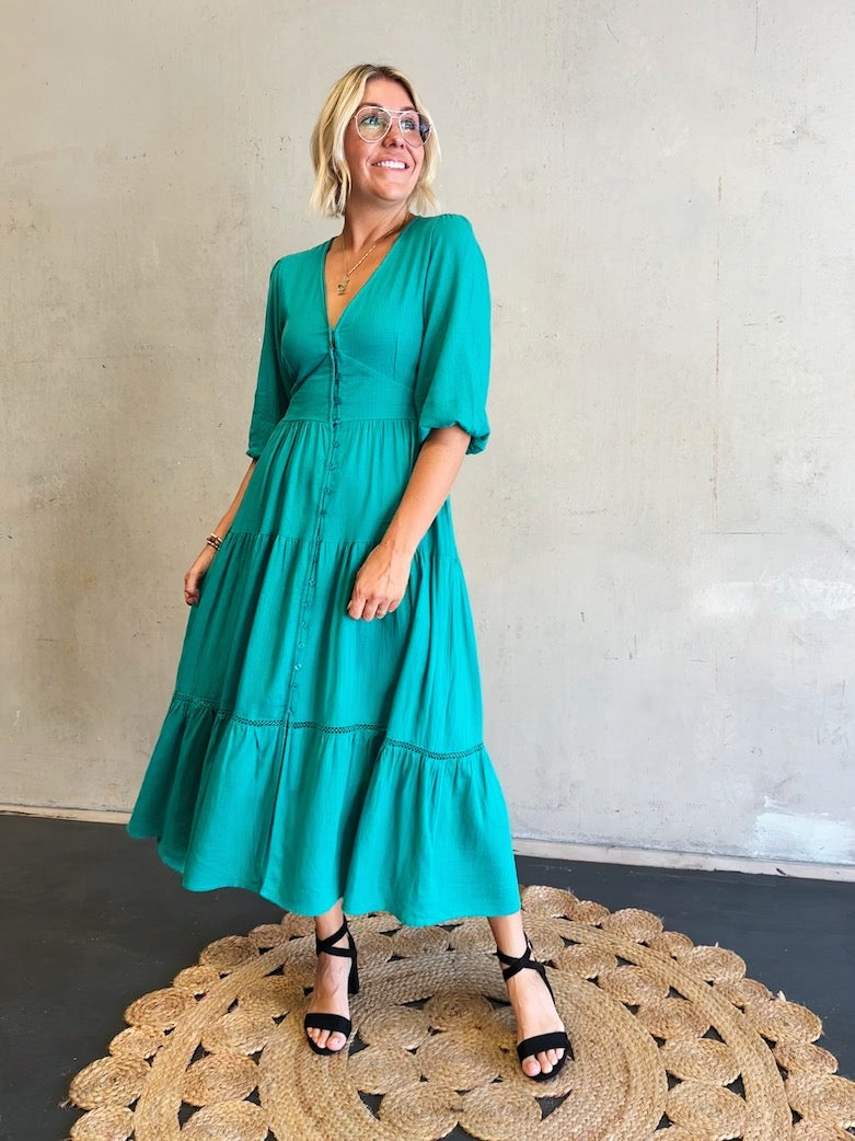 Melita Dress - Jade