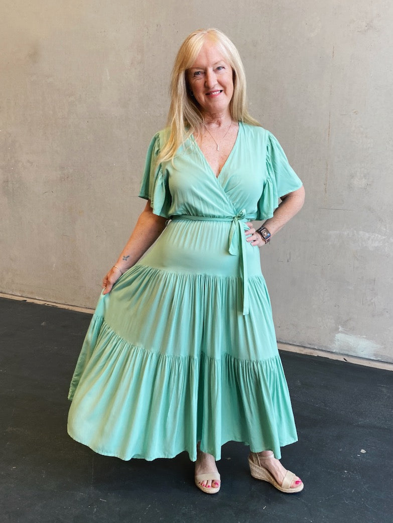 Florence Dress - Mint