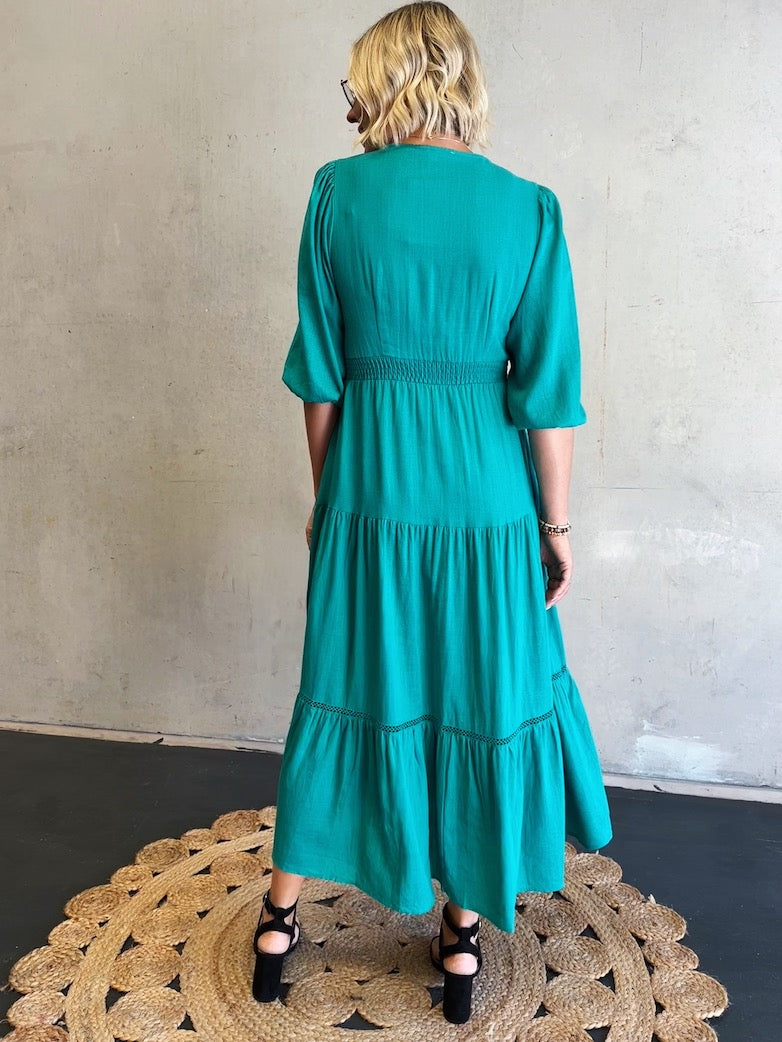 Melita Dress - Jade