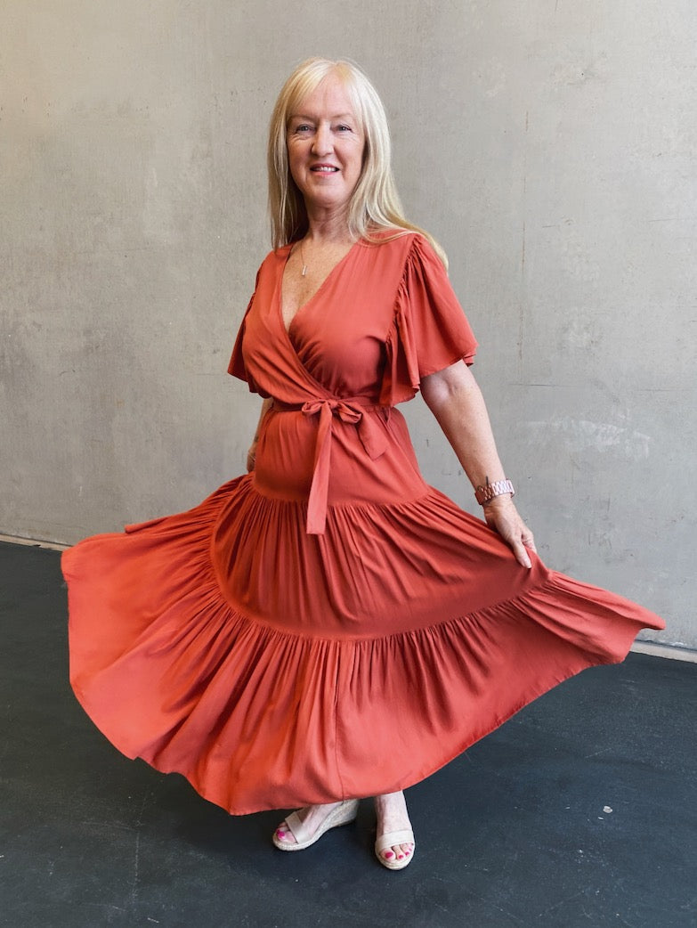 Florence Dress - Terracotta