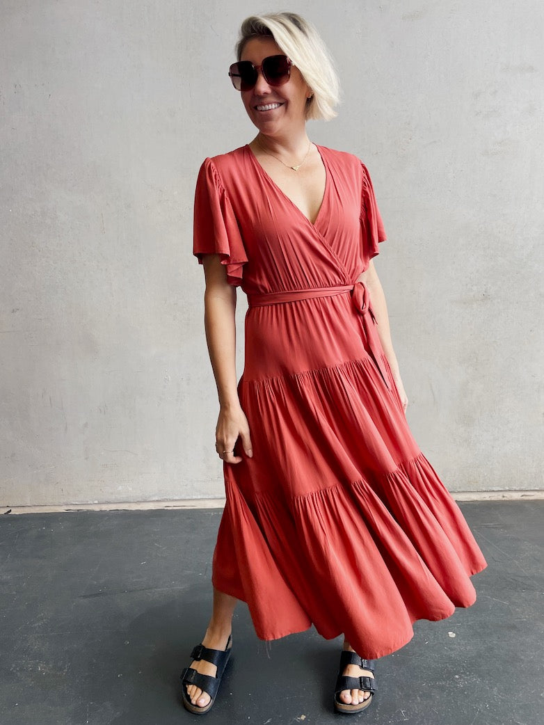 Florence Dress - Terracotta