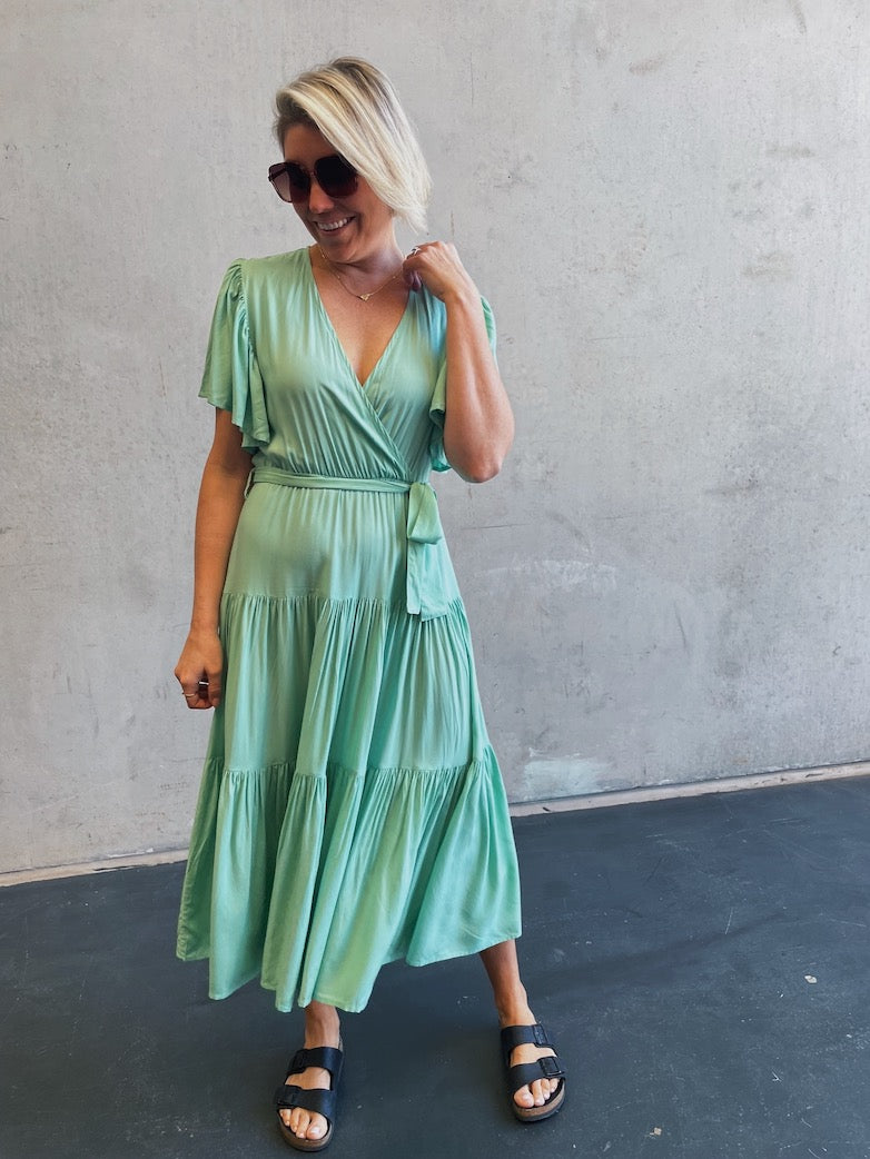 Florence Dress - Mint