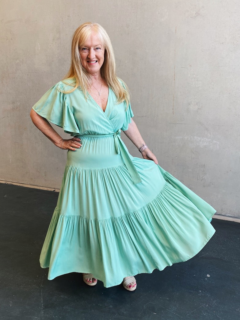 Florence Dress - Mint