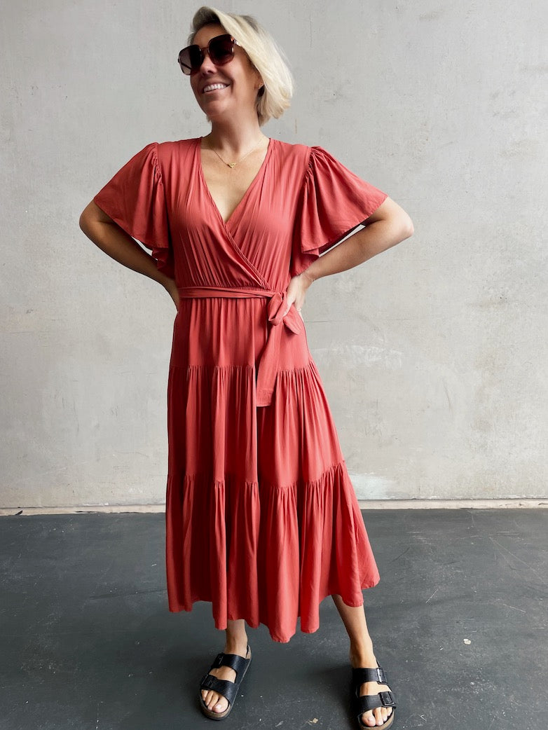 Florence Dress - Terracotta