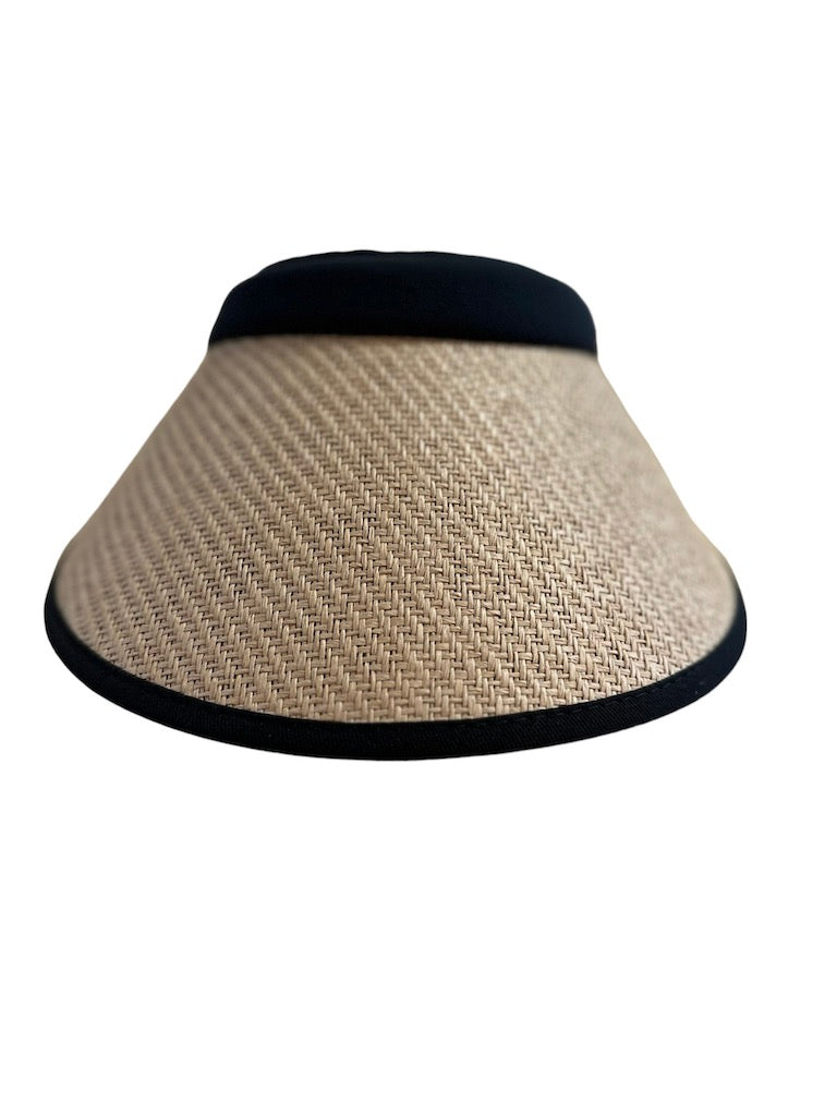 Tulum Visor - Natural and Black