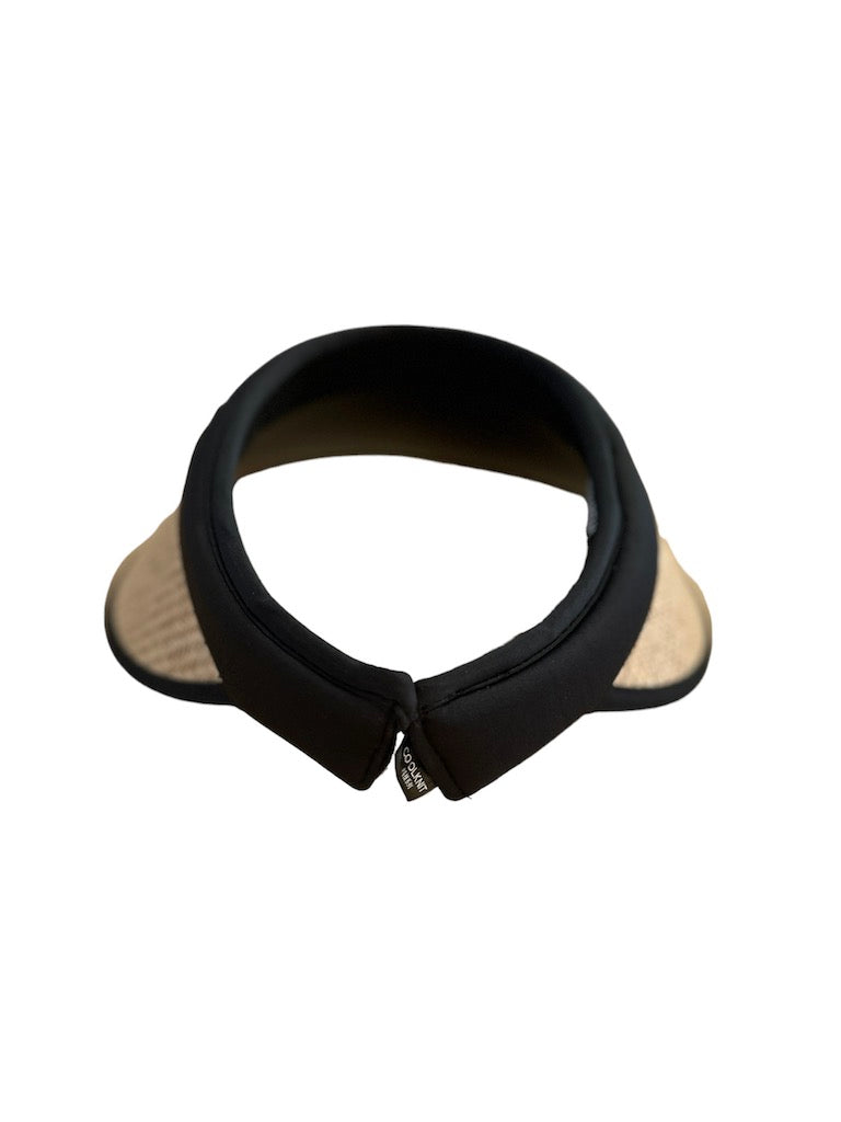 Tulum Visor - Natural and Black